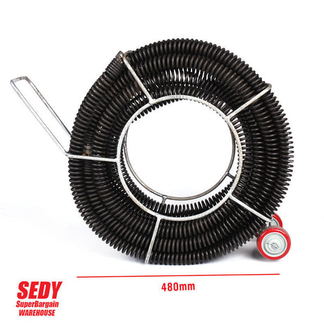 SEDY electric drain cleaning machine with heavy-duty cable and cutting heads