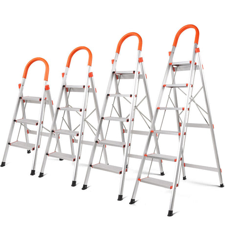 Folding Step Ladder with Non-Slip Steps
