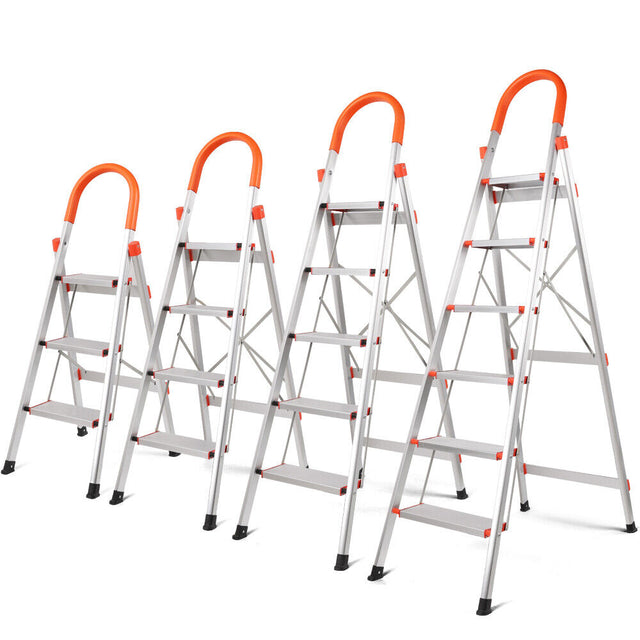 Folding Step Ladder with Non-Slip Steps