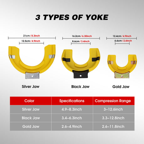 Professional coil spring compressor kit with heavy-duty components for automotive suspension repair