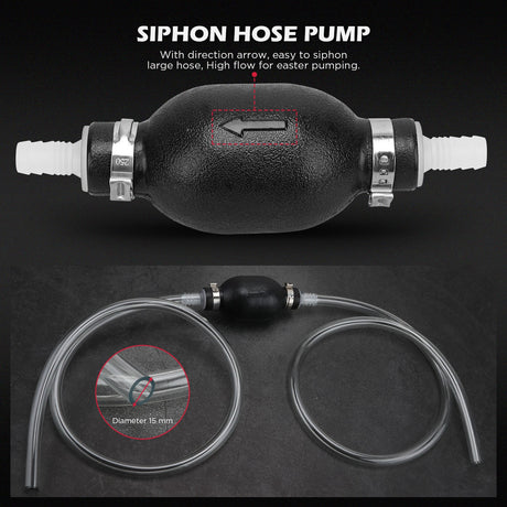 Non-spill coolant filling funnel kit with universal adapters, siphon hose pump, and precise filling features, designed for automotive and machinery use.