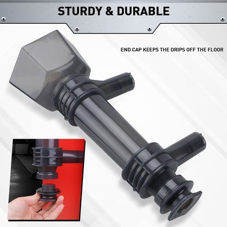 Corrosion-resistant dual-arm magnetic funnel holder with swivel design - HORUSDY Professional Tools Australia
