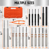 23 Pieces Hammer Punch Set & Bench Block - Comprehensive Tool Kit