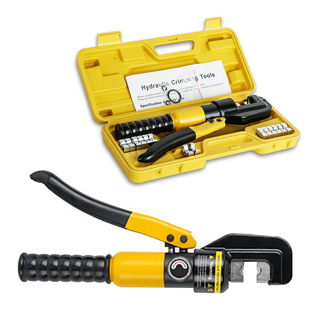 HORUSDY 6 Ton Hydraulic Crimper Battery Wire Cable Lug Terminal Crimping Tool
