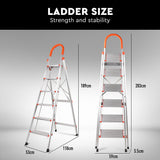 Folding Step Ladder with Non-Slip Steps