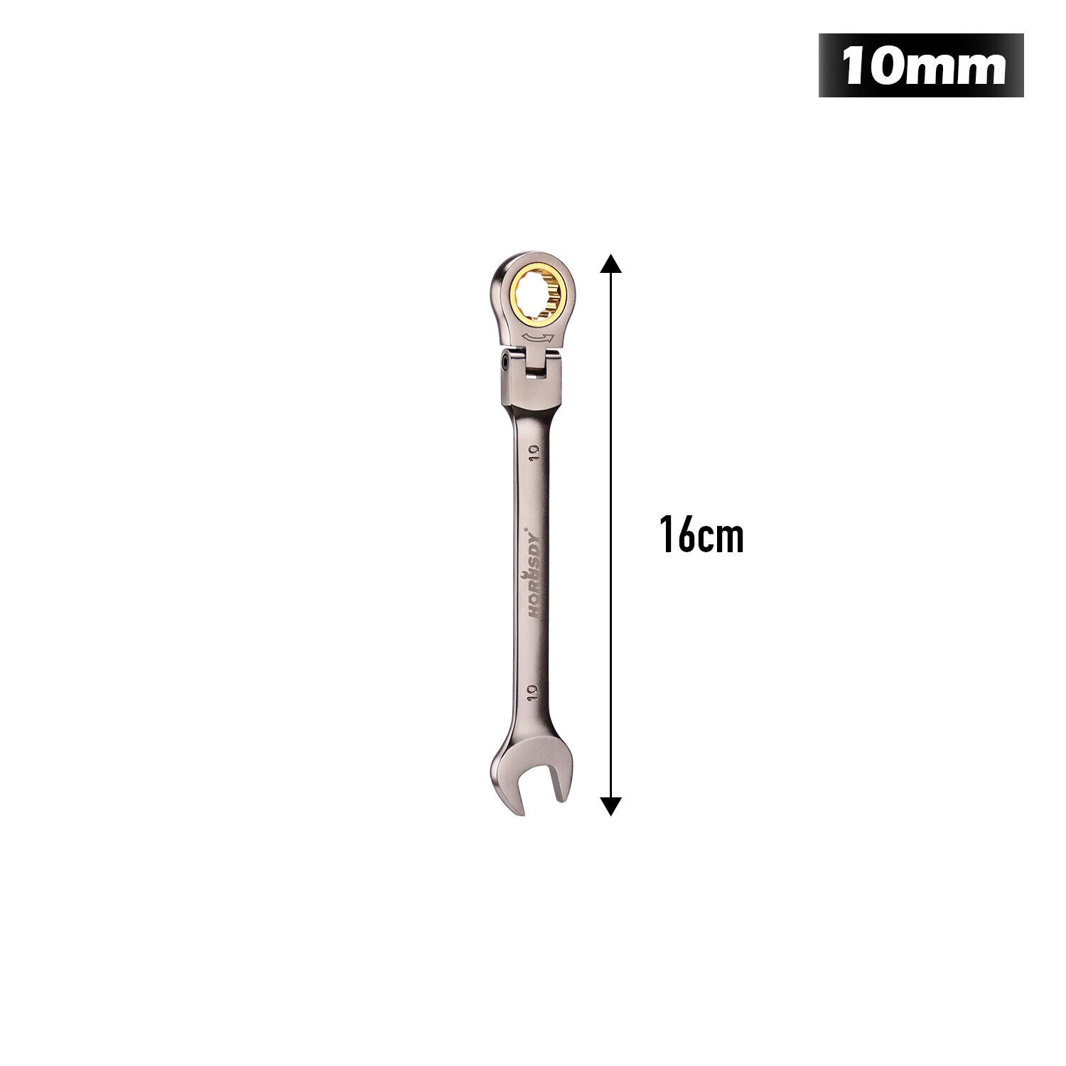 HORUSDY 6-32MM Ratchet Spanner Set with Flexible Head for Versatile Use