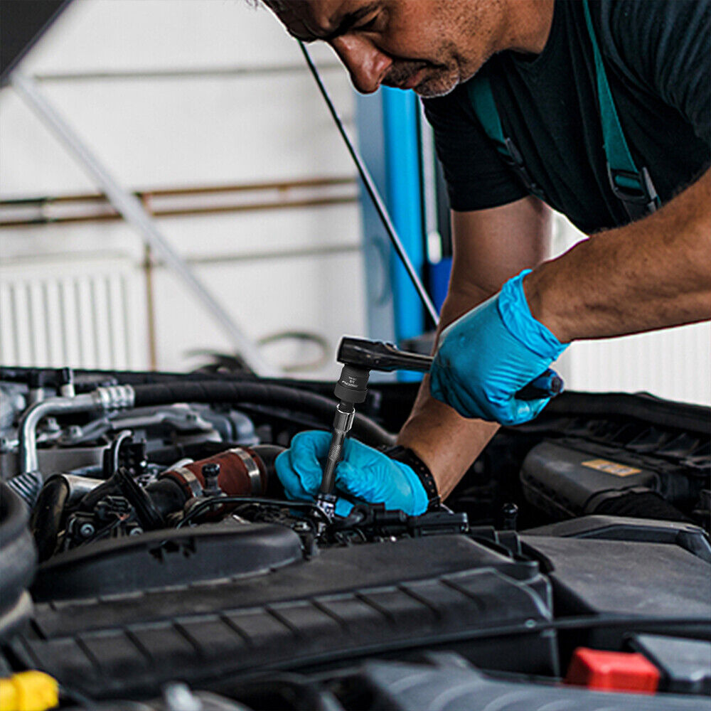 Sedy 3-piece impact universal joint socket set with 1/4", 3/8", and 1/2" drives, featuring Cr-Mo steel and 360-degree swivel for tight space access