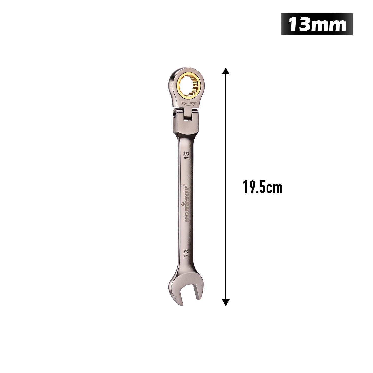 HORUSDY 6-32MM Ratchet Spanner Set with Flexible Head for Versatile Use