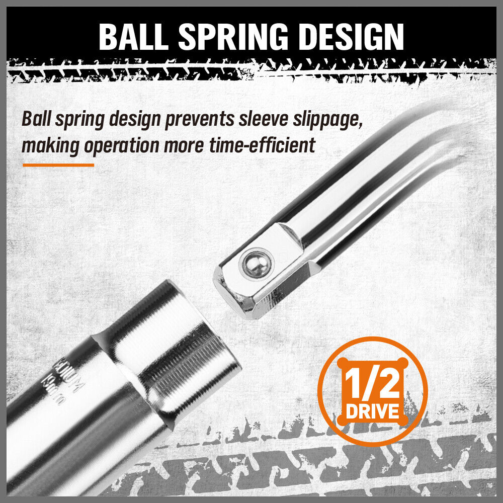 Adjustable telescopic wheel wrench set for car tire repair & industrial use - HORUSDY Professional Tools Australia