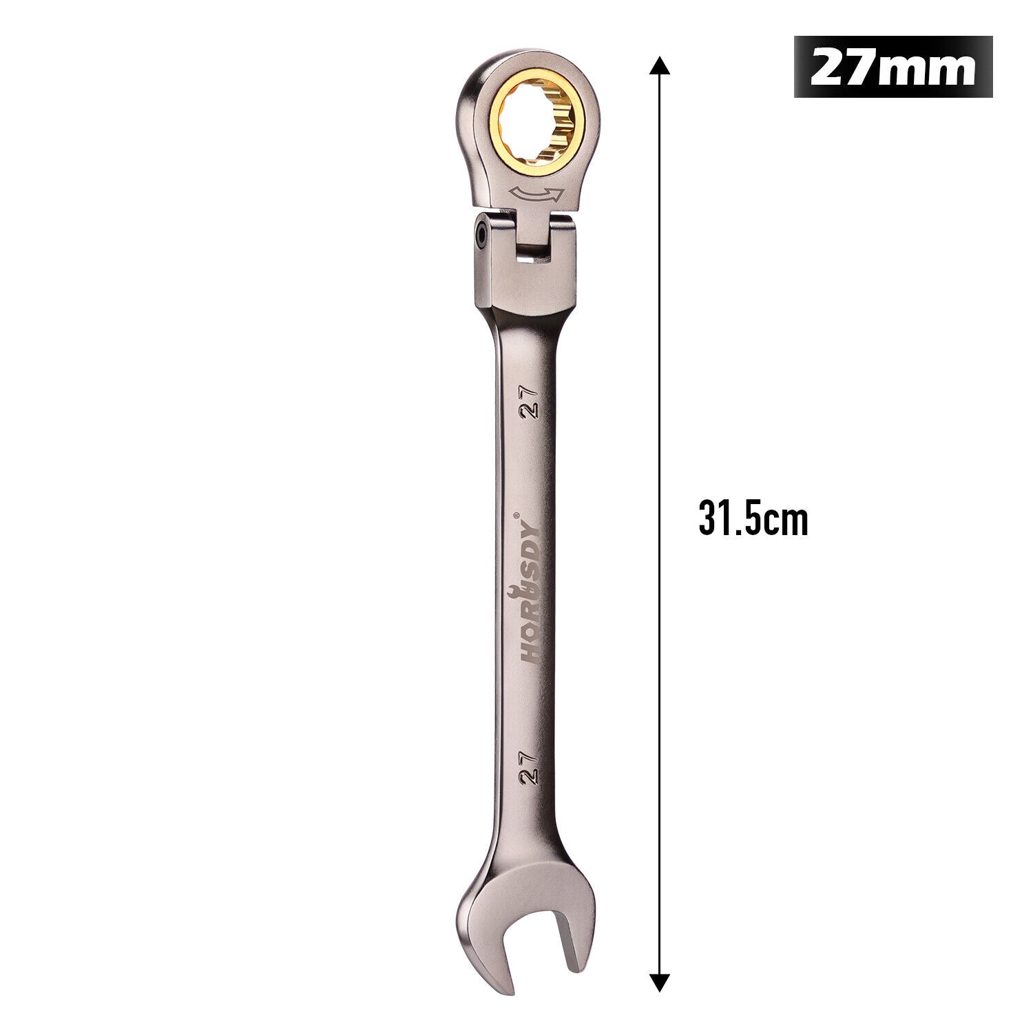 HORUSDY 6-32MM Ratchet Spanner Set with Flexible Head for Versatile Use