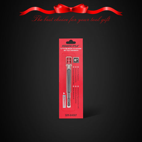 CRILL Professional Magnetic Bit Holder with Quick-Release Design and Durable CR-V Steel