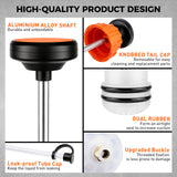 500cc manual fluid extractor and fill pump with transparent graduated cylinder, hand plunger, flexible hose, extension tubes and sealing accessories