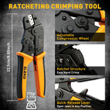 ELEAD 2020PCS Electronic Terminal Kit with Ratcheting Crimping Tool, XH 2.54mm Connector Set, Wire Crimp Terminals Kit for Electronics, Automotive Wiring & DIY