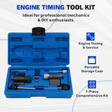 diesel engine timing tool kit 7pcs for vw audi tdi camshaft locking alignment tool set with case for engine timing repair