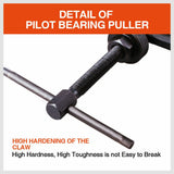 3 jaw pilot bearing puller tool made from chromium vanadium steel for removing car bearings, bushings and gears