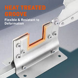 52.5cm steel stud cutter with orange lever handle, heat-treated cutting groove and steel base for cutting metal studs, tracks and drywall framing channels