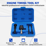engine timing tool kit for VAG 1.4 1.6 FSI camshaft alignment crankshaft locking tool set 4 piece with case
