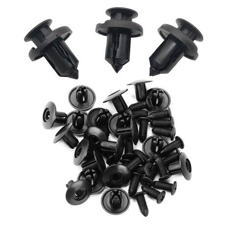 190pcs car retainer clips kit push type fasteners assortment automotive trim panel bumper door clips plastic rivets replacement set