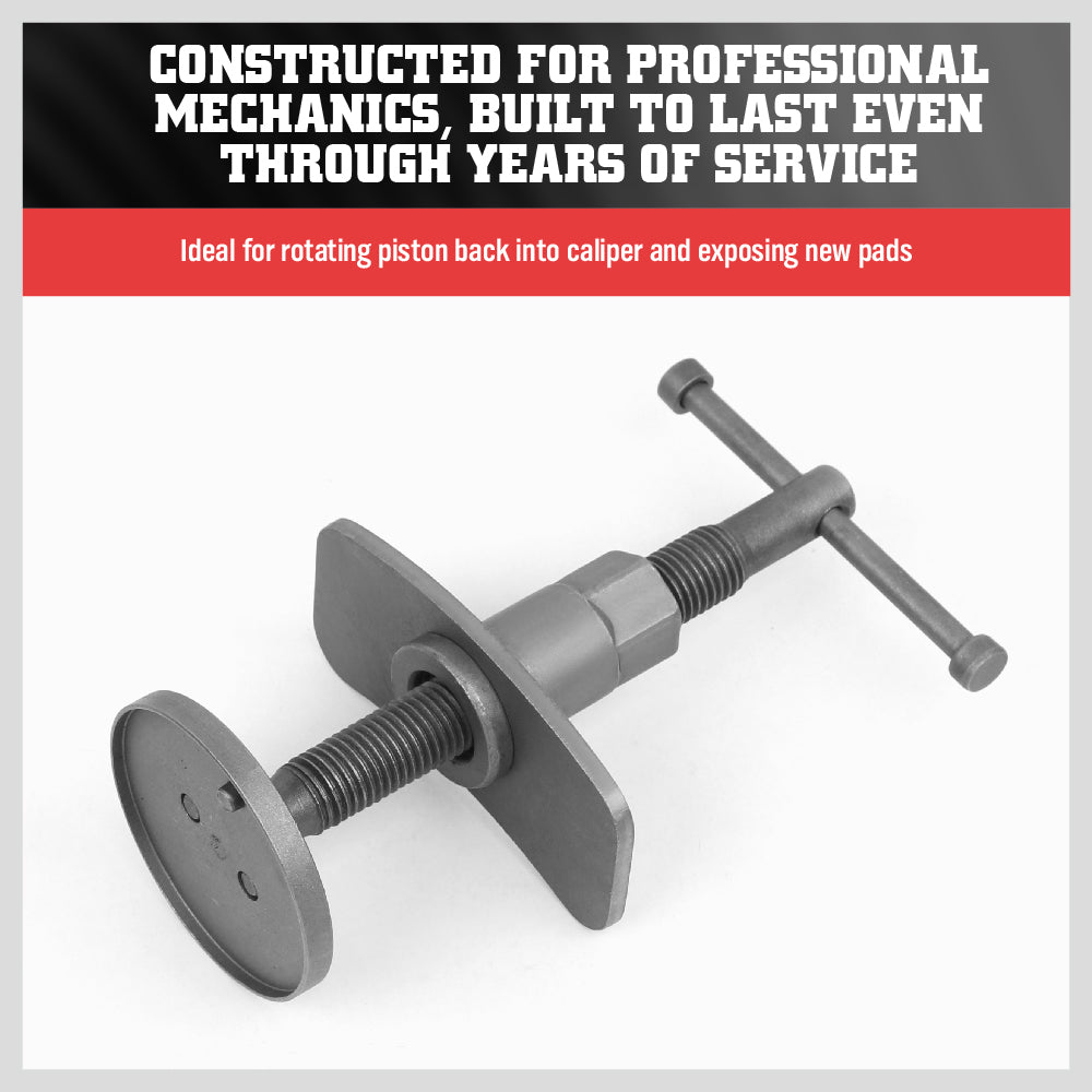 HORUSDY 21-Piece Disc Brake Caliper Wind Back Tool Kit with magnetic spindle and case, ideal for retracting brake pistons and replacing brake pads