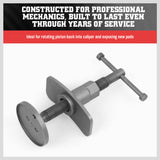 HORUSDY 21-Piece Disc Brake Caliper Wind Back Tool Kit with magnetic spindle and case, ideal for retracting brake pistons and replacing brake pads