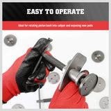 HORUSDY 21-Piece Disc Brake Caliper Wind Back Tool Kit with magnetic spindle and case, ideal for retracting brake pistons and replacing brake pads