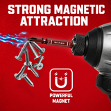 PH2 double-ended impact screwdriver bit set with S2 steel magnetic power bits, torsion zone design, available in 65mm, 90mm and 150mm lengths for impact drivers and drills