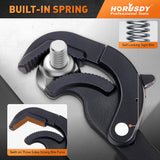 Self-adjusting pipe wrench set with high-carbon steel jaws, non-slip handles and 14–63mm capacity for plumbing, auto repair and home maintenance