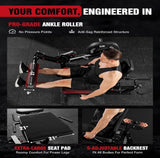 leg extension and curl machine 1:1 cable system adjustable leg developer home gym equipment quad hamstring trainer 400lbs heavy duty strength machine