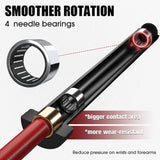 6FT and 7FT Olympic barbell bars with 2-inch sleeves, 28mm knurled shafts and rotating sleeves for home gym strength training