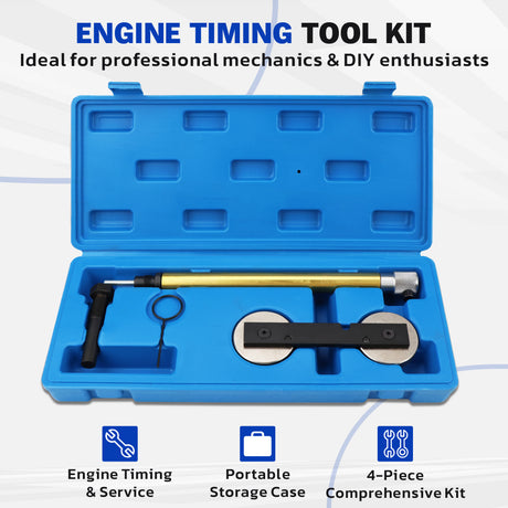 engine timing tool kit for VAG 1.4 1.6 FSI camshaft alignment crankshaft locking TDC tool set with case