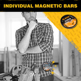 magnetic tool holder bars wall mount tool organizer with strong magnet for garage workshop storage