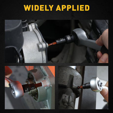 ELEAD 16PCS Master Hex Bit Socket Set with S2 Alloy Steel Bits, CR-V Sockets, Adapters, and Portable Storage Case for Automotive and Workshop Use