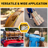 28-piece bungee cord set with heavy duty carabiner hooks, elastic tie down cords for camping, cargo and outdoor use