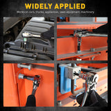 ELEAD 3/8 inch drive 21 piece hex and torx bit socket set with magnetic rails, metric and SAE allen bits for automotive and mechanical use