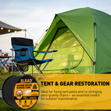 1/8 inch x 110ft marine grade black bungee cord roll with 3mm diameter, stretch rubber core, braided outer cover, 29 lbs load capacity and outdoor tie-down use