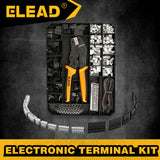 ELEAD 2020 piece electronic terminal kit with ratcheting crimping tool, XH 2.54mm connectors, male and female pin terminals, wiring connector set for electronics repair and automotive wiring