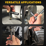 46-in-1 magnetic ratchet screwdriver kit with S2 steel bits, 7 magnetic nut drivers, 4-in-1 adjustable ratchet handle, built-in magnetizer and compact storage case