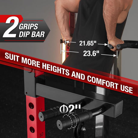 half rack functional trainer with cable pulley system 1:1 ratio home gym equipment power rack with attachments