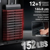 multi function home gym equipment with weight stack 6 in 1 workout machine with cable system leg press and chest trainer