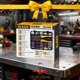 ELEAD ratcheting wire crimping tool kit with interchangeable jaws and terminal connectors assortment for electrical wiring repair