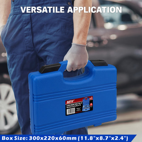 engine timing tool kit with dial gauge for VAG 1.2 1.4 1.6 FSI 1.4 TSI camshaft alignment crankshaft locking tool set