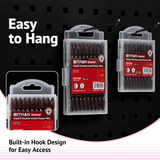 PH2 double-ended impact screwdriver bit set with S2 steel magnetic power bits, torsion zone design, available in 65mm, 90mm and 150mm lengths for impact drivers and drills