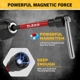 35 piece magnetic nut driver set metric and SAE 1/4 inch hex shank impact compatible with storage case