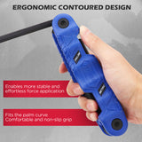 SEDY 12PCS Folding Metric Hex Key Set with S2 Steel Construction, Ergonomic Handle and 270° Rotation for Bike, Auto and DIY Repair