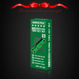 SEDY 11PCS Folding Torx Key Set with S2 Steel Construction, Ergonomic Handle, and Portable Folding Design for Auto, Bike, and DIY Repair