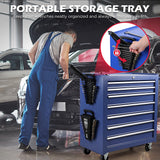 12-piece metric ratcheting wrench set with CR-V steel, 72-tooth design and magnetic storage rack