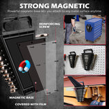 SEDY 24-piece metric and SAE ratcheting combination wrench set with CR-V steel and magnetic storage racks