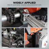 6-piece socket adapter and reducer set with magnetic rail, 1/4 3/8 1/2 inch drive adapters for ratchets and socket tools