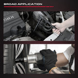 29 piece 1/2 inch drive impact socket set SAE metric deep sockets CRV steel with extension bars heavy duty automotive tool kit