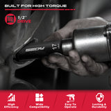 29 piece 1/2 inch drive impact socket set SAE metric deep sockets CRV steel with extension bars heavy duty automotive tool kit